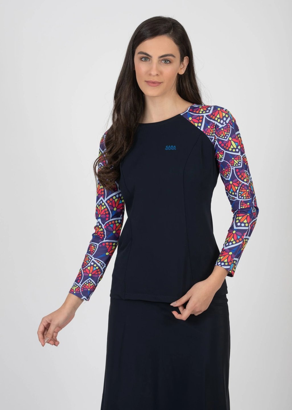 Long Chic Colorful Leaves Set - Image 2