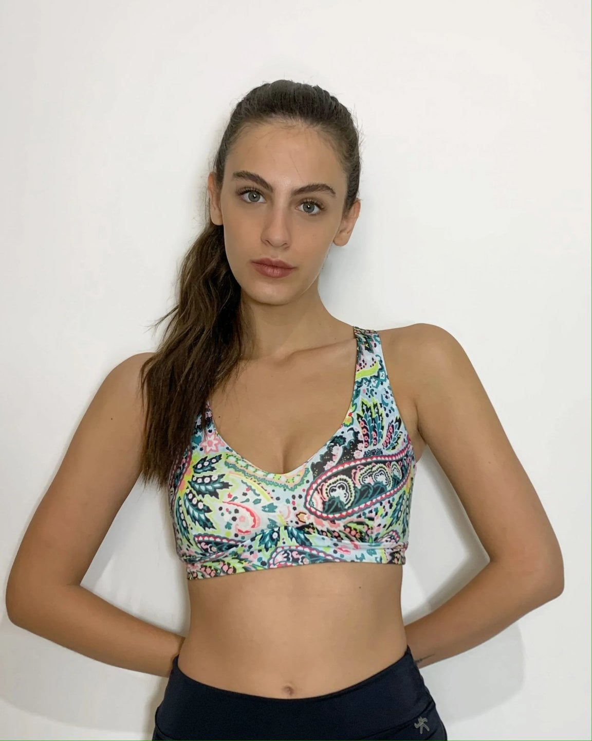Colorful Swim and Sport Bra