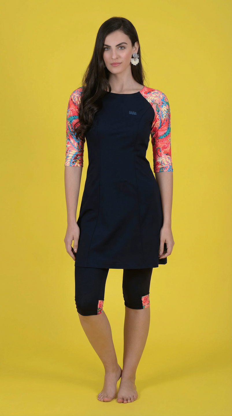 Pink Cashmere Long Sleeve Tunic for Swim and Sport - Image 1